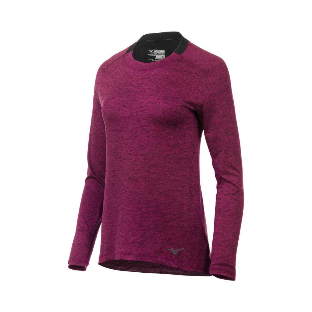 Maglie Running Mizuno Alpha Long Sleeve Donna - Viola - 14609-HEDV